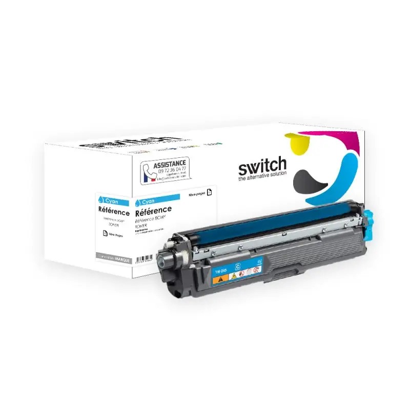 Brother TN-245 Toner Cyan compatible · Switch