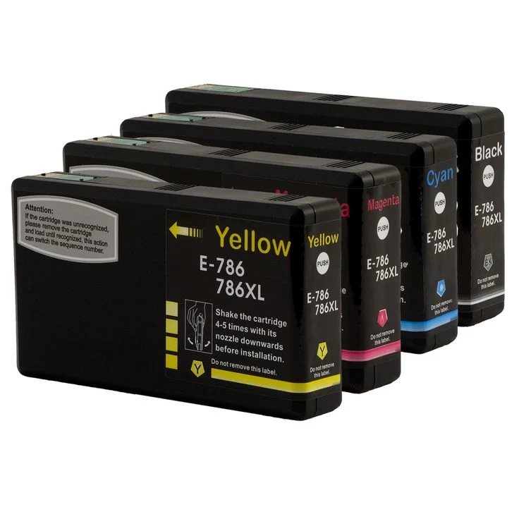 Epson T786XL Compatible Ink Cartridge Combo High Yield BK/C/M/Y
