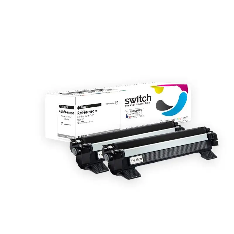 Brother TN-1050 Toner Pack 2 Noir compatible · Switch