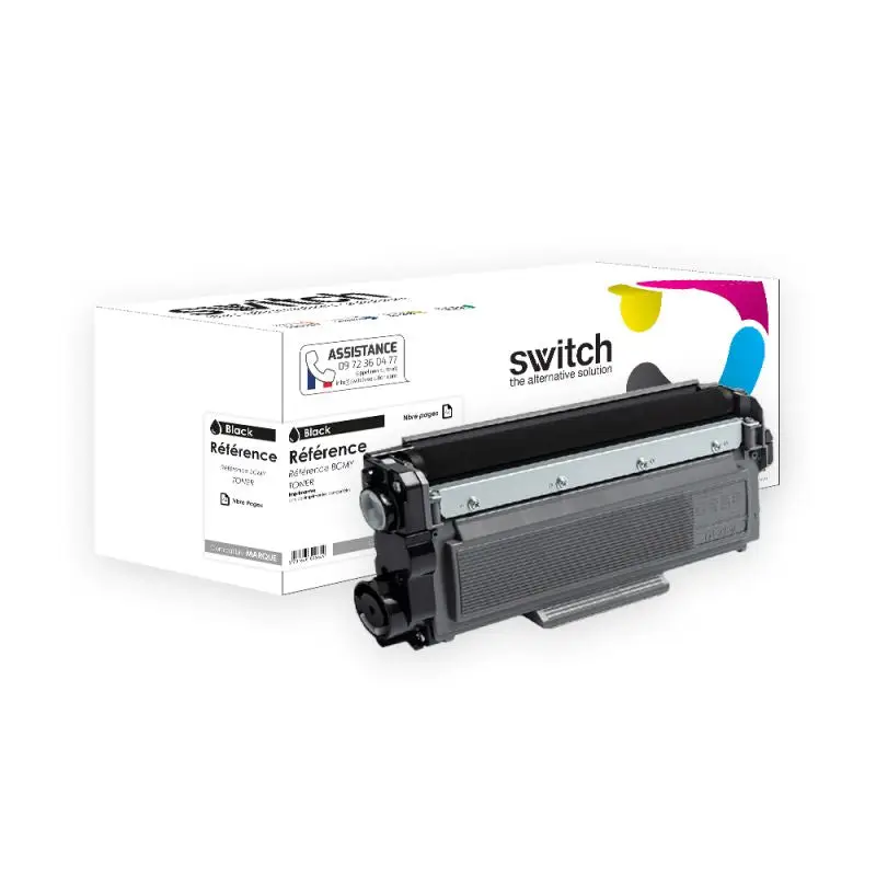 Brother TN-2320 Toner Noir compatible équivalent à TN-2310 · Switch
