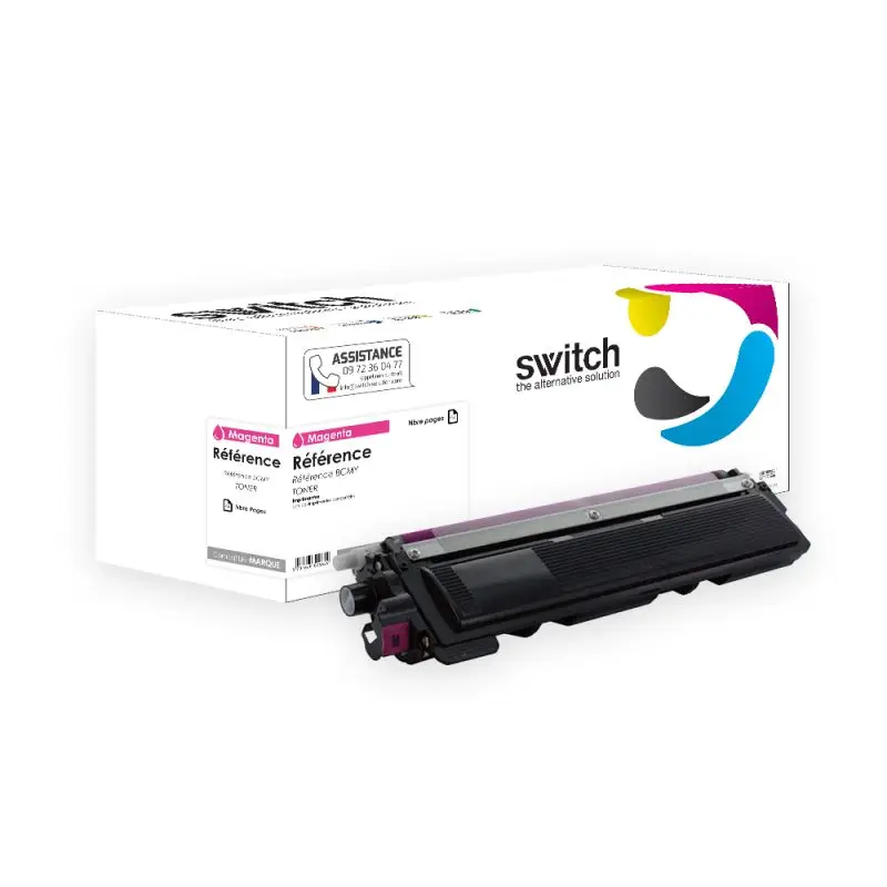 Brother TN-230 Toner Magenta compatible équivalent à TN-210, 240, 230 · Switch