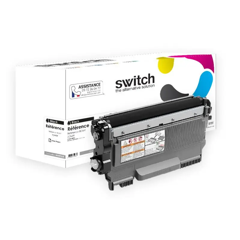 Brother TN-2220 Toner Noir compatible équivalent à TN-2010, 2030, 2210 · Switch
