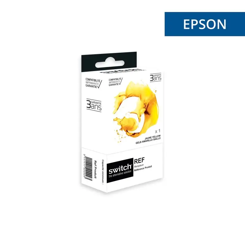 Epson 604XL Cartouche Jaune compatible équivalent à C13T10H44010 · Switch