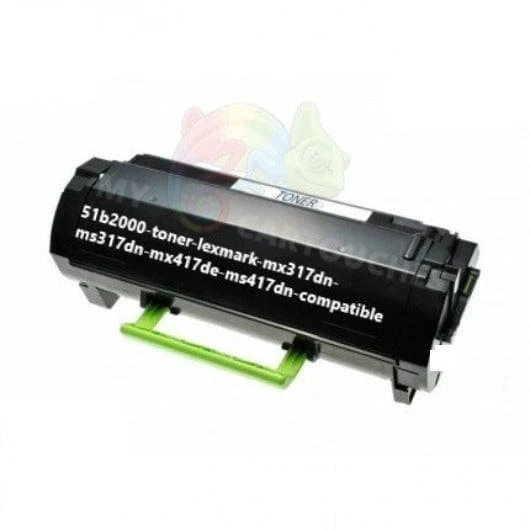 Toner Lexmark 51B2000 Noir: MS317 dn, MS417 dn, MX417 de