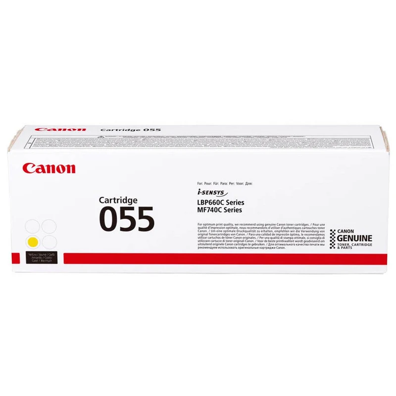 Cartouche de toner d'origine Canon 055 Jaune - 3013C002