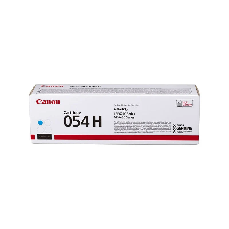 Cartouche de toner d'origine Canon 054H Cyan - 3027C002