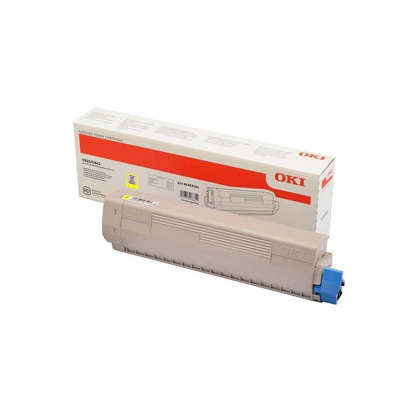 Cartouche de toner d'origine OKI Jaune - 46443101