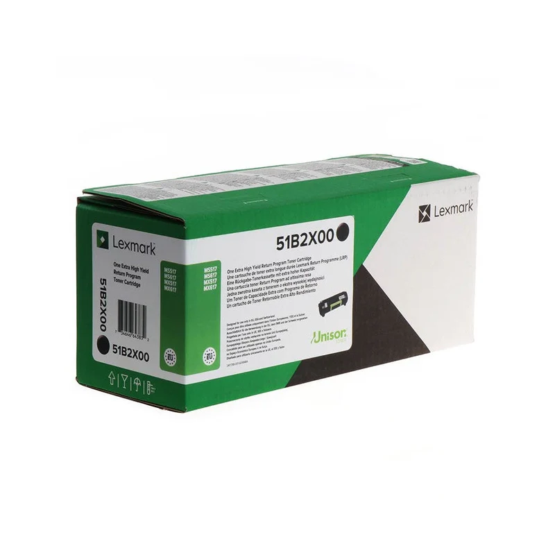 Cartouche de toner d'origine Lexmark Noir - 51B2X00