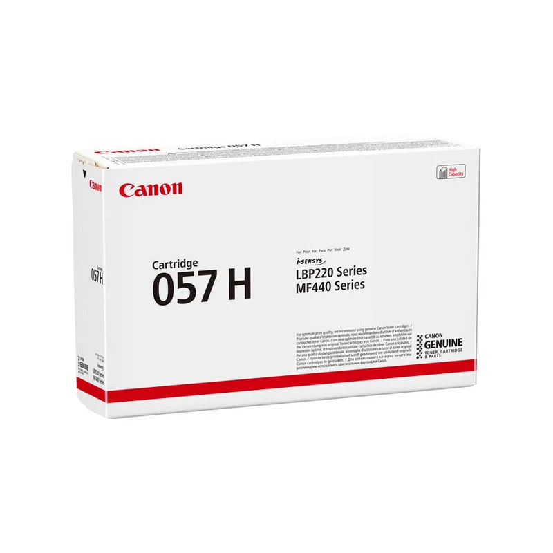 Cartouche de toner d'origine Canon 057H Noir - 3010C002