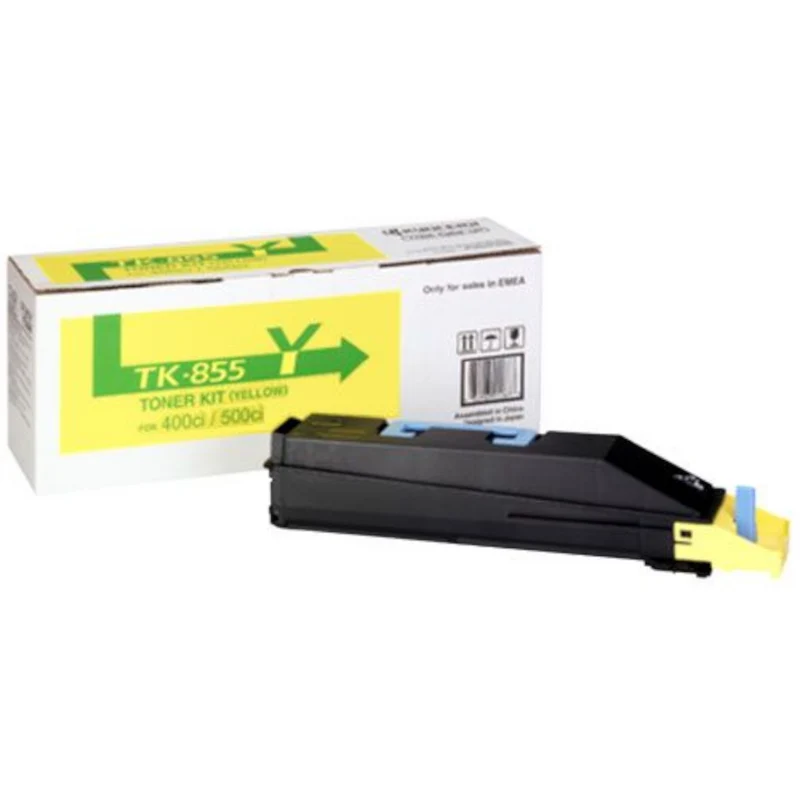 Cartouche de toner d'origine Kyocera jaune TK855Y