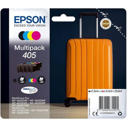 Cartouche jet d'encre 405 XL Noir, Cyan, Jaune, Magenta Epson - C13T05H64010