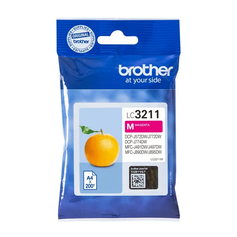 Cartouche d'encre d'origine Brother magenta - LC3211M
