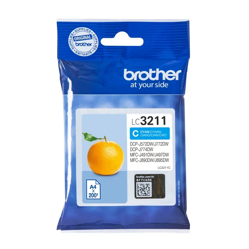 Cartouche d'encre d'origine Brother cyan - LC3211C