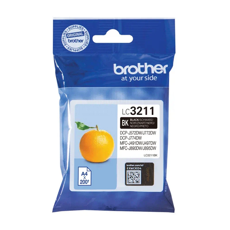 Cartouche d'encre d'origine Brother noir - LC3211BK