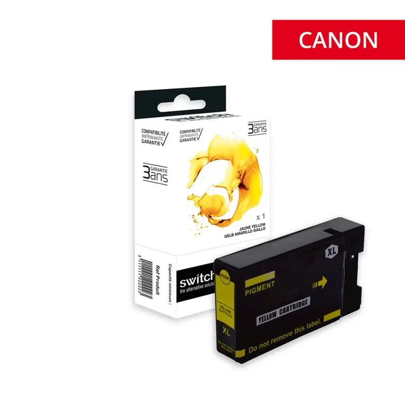 Canon 2500XL Cartouche Jaune compatible équivalent à PGI-2500, 9267B001 · Switch
