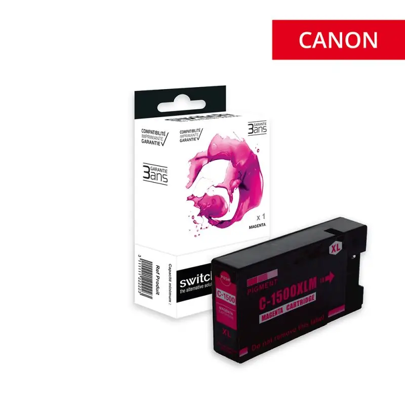 Canon 1500XL Cartouche Magenta compatible équivalent à PG-1500, 9194B001 · Switch