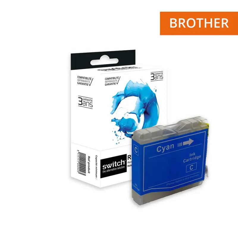 Brother 985 Cartouche Cyan compatible équivalent à LC985C · Switch