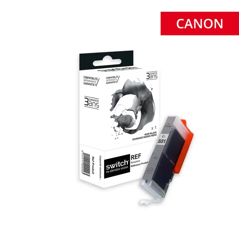 Canon 531 Cartouche Grey compatible équivalent à CLI-531GY, 6122C001 · Switch