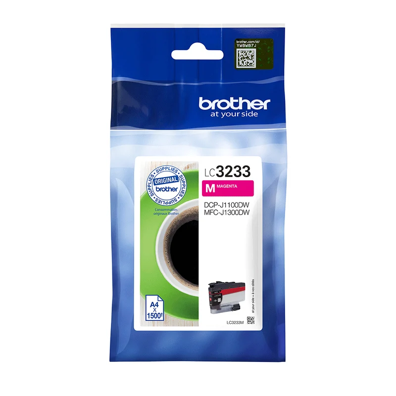 Cartouche d'encre d'origine Brother magenta - LC3233M