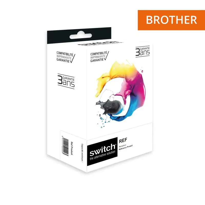 Brother 900 Cartouche Pack 4 Couleurs compatible équivalent à LC900 · Switch