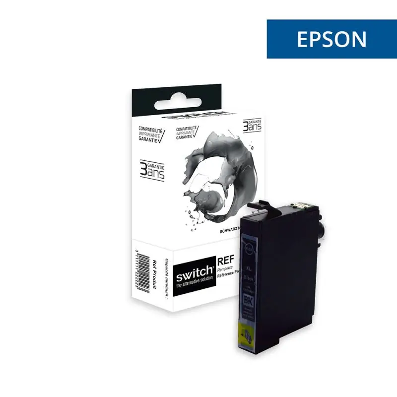 Epson 603XL Cartouche Noir compatible équivalent à C13T03A14010 · Switch