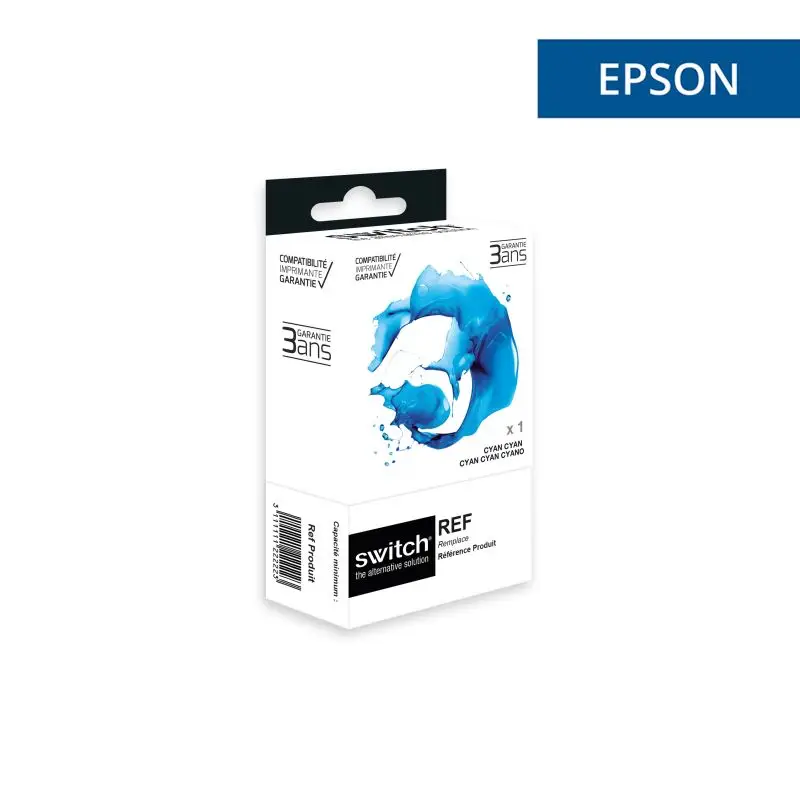 Epson 408XL Cartouche Cyan compatible équivalent à C13T09K24010 · Switch