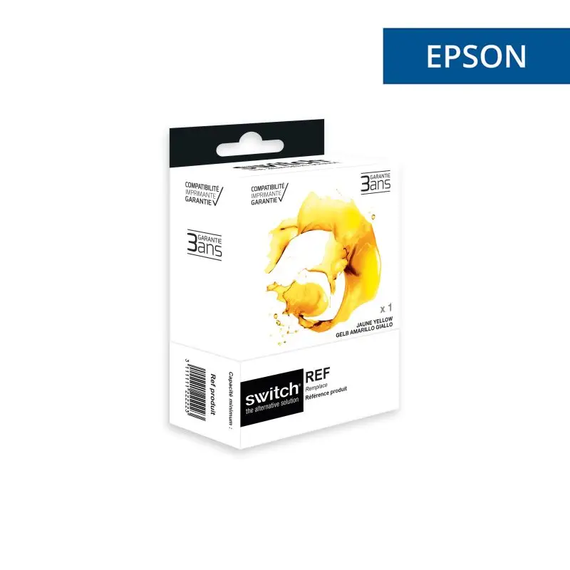 Epson 35XL Cartouche Jaune compatible équivalent à C13T35944010 · Switch