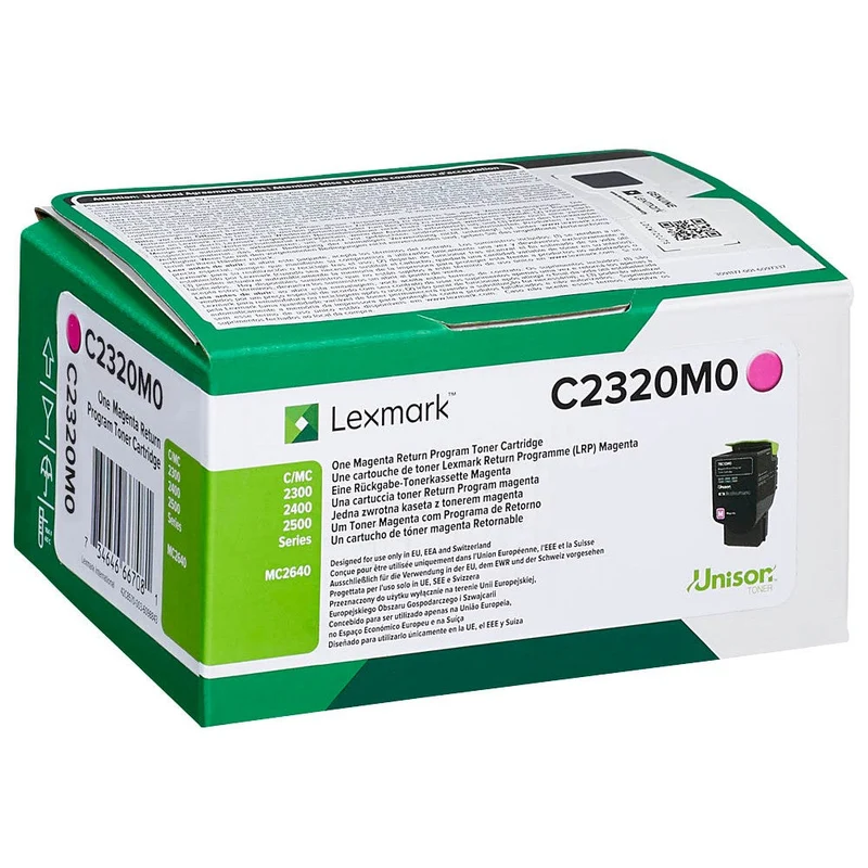Cartouche de toner d'origine Lexmark Magenta - C2320M0
