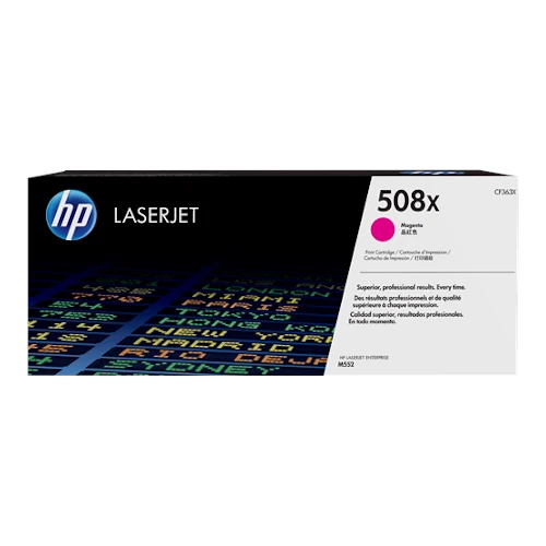 Cartouche de toner d'origine HP 508X magenta - CF363X