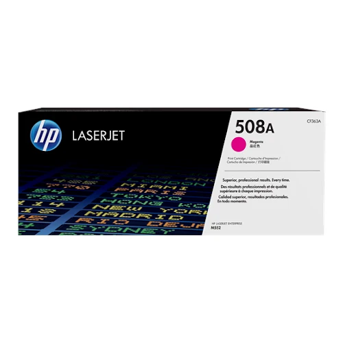 Cartouche de toner d'origine HP 508A magenta - CF363A
