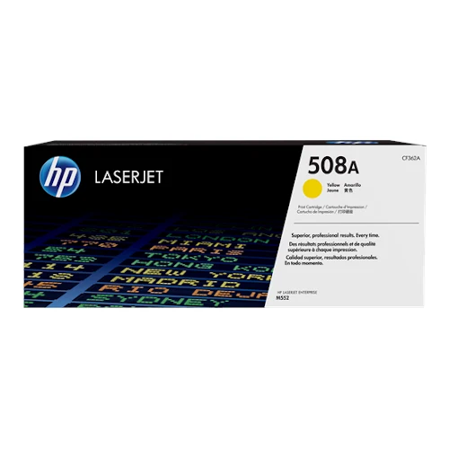 Cartouche de toner d'origine HP 508A jaune - CF362A