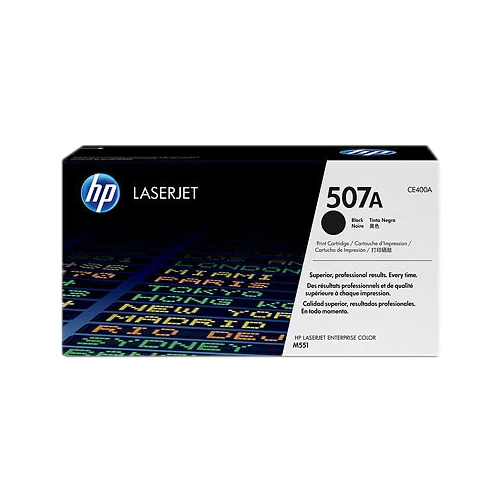 Cartouche de toner d'origine HP 507A noir - CE400A