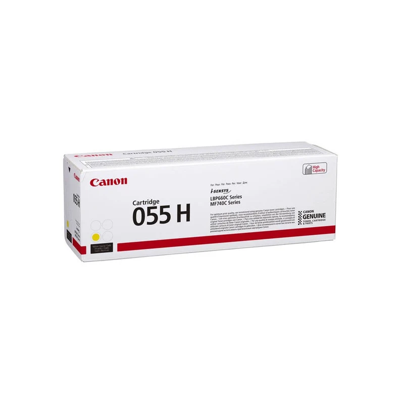 Cartouche de toner d'origine Canon 055H Jaune - 3017C002