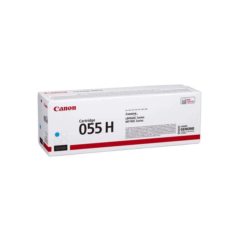 Cartouche de toner d'origine Canon 055H Cyan - 3019C002