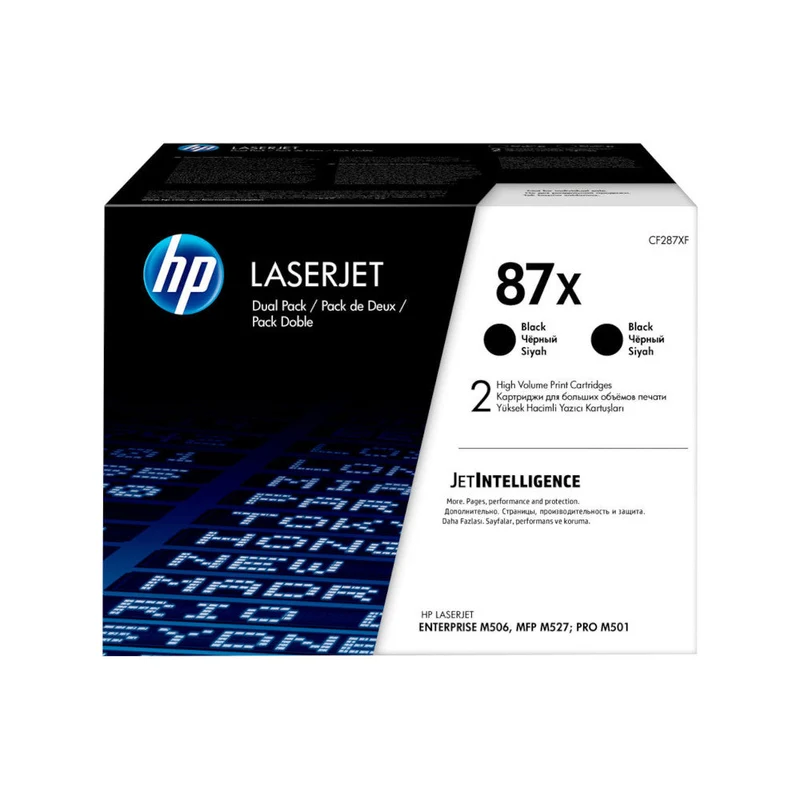 Pack de cartouches de toner d'origine HP 87X Noir - CF287XD