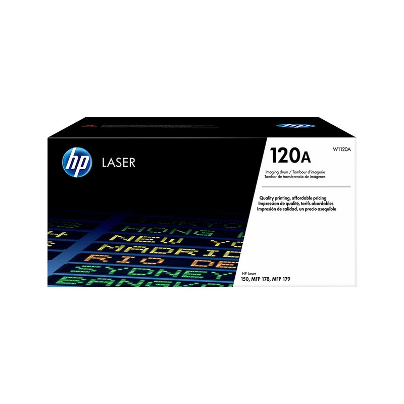 Tambour d'origine HP 120A Noir & Couleur - W1120A