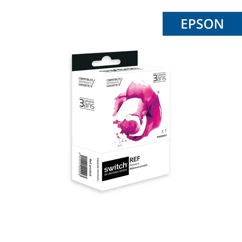Epson 34XL Cartouche Magenta compatible équivalent à C13T34734010 · Switch