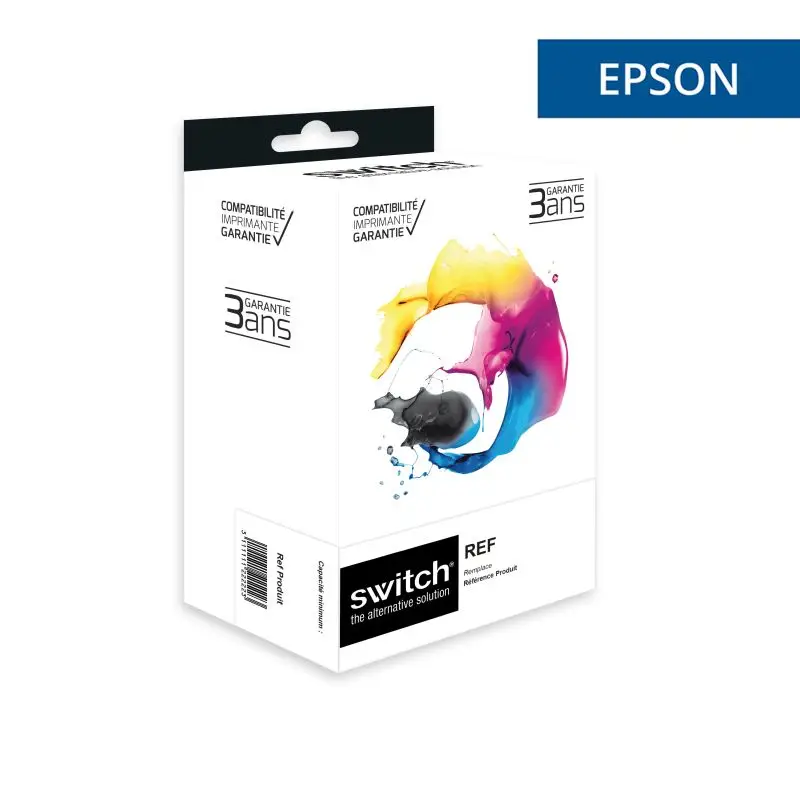 Epson 34XL Cartouche Pack 4 Couleurs compatible équivalent à C13T34764010 · Switch