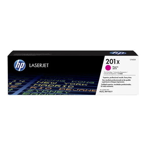 Cartouche de toner d'origine HP 201X magenta - CF403X