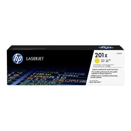 Cartouche de toner d'origine HP 201X jaune - CF402X