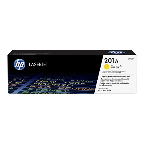 Cartouche de toner d'origine HP 201A jaune - CF402A