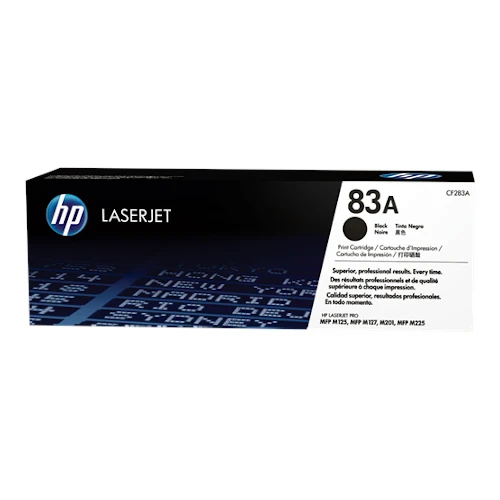 Cartouche de toner d'origine HP 83A noir - CF283A
