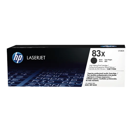 Cartouche de toner d'origine HP 83X noir - CF283X