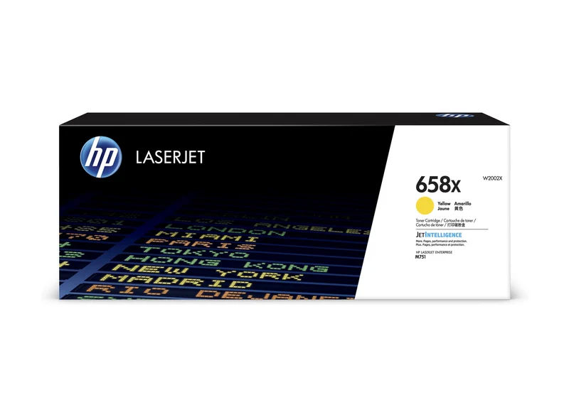 Cartouche de toner d'origine HP 658X jaune - W2002X