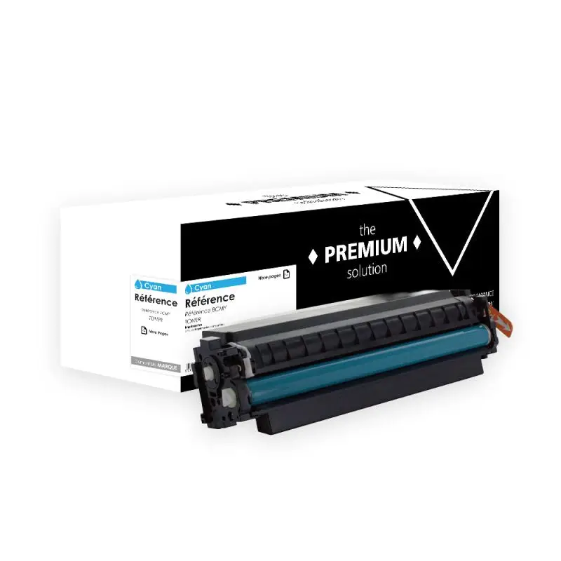 HP 410A Toner Cyan remanufacturé équivalent à CF411A