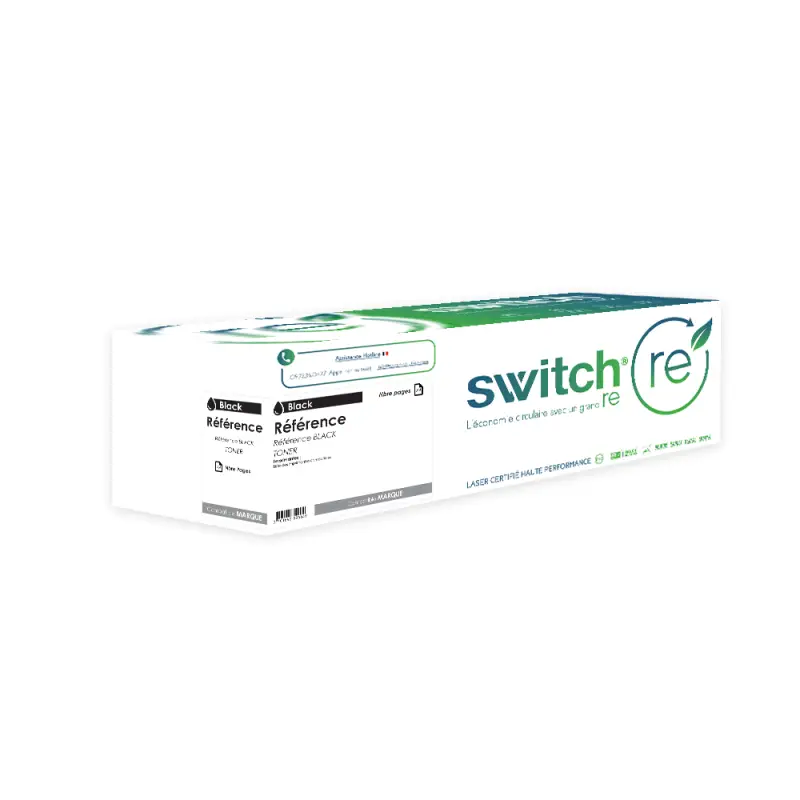 Canon 054H Toner Noir remanufacturé équivalent à 3028C002 · Switch RE