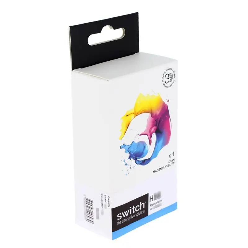 HP 17 Cartouche Tricolore remanufacturé équivalent à C6625AE · Switch