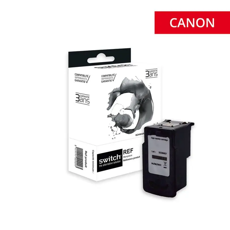 Canon 445XL Cartouche Noir remanufacturé équivalent à PG445XL, 8282B001 · Switch