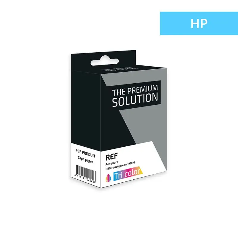 HP 302 Cartouche Pack 3 Couleurs remanufacturé équivalent à F6U65AE
