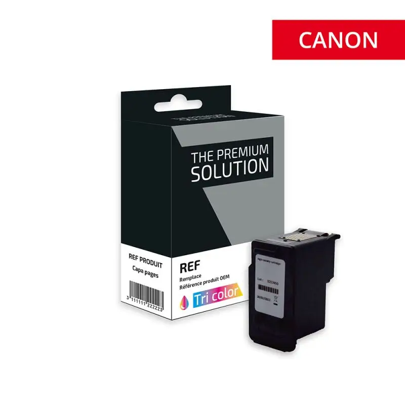 Canon 561XL Cartouche Pack 3 Couleurs remanufacturé équivalent à CL561XL, 3730C001